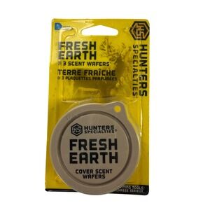 Hunters Specialties Fresh Earth Cover Scent Wafers 3 Pack Odor Control Synthetic